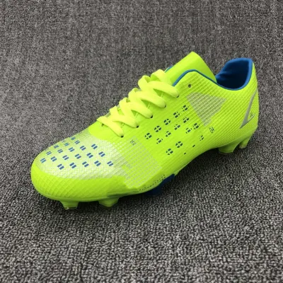 Homens sapatos de futebol botas de tornozelo alto longo picos meninos chuteiras treinamento esportes tênis masculino futebol zapatos de futbol sapatos